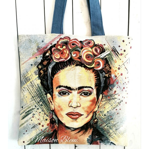 Borsa Frida Ritratto Jeans