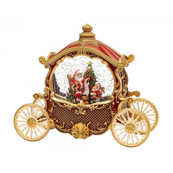 Carillon Carrozza Babbo Natale